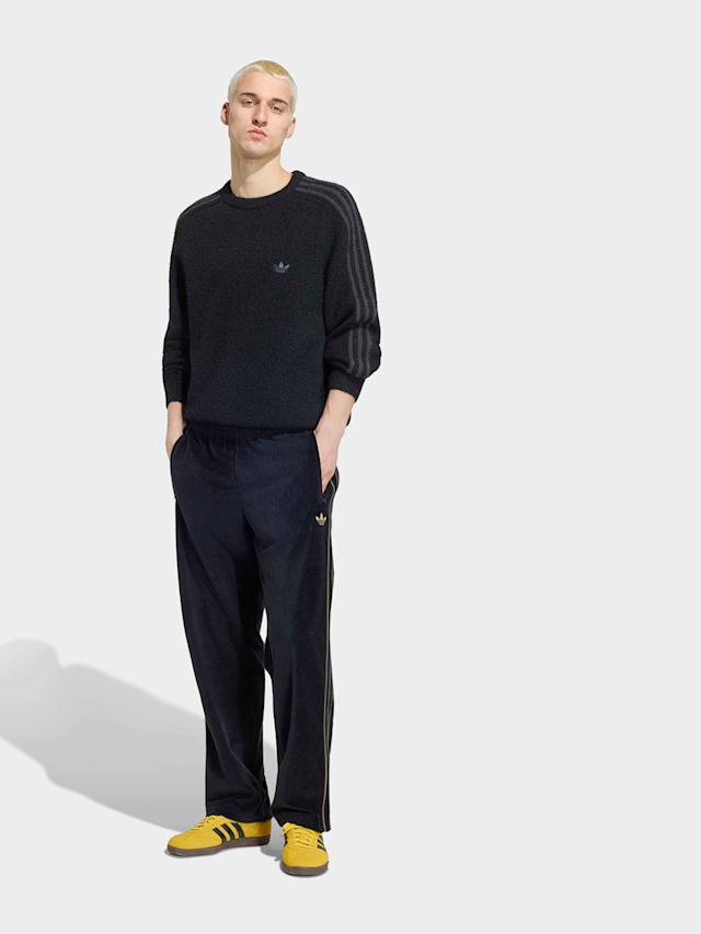 adidas Originals, 3-Stripes Knit Crew, black, Image 5 of 5