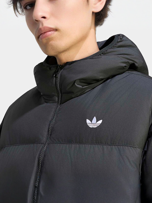 adidas Originals, Hooded Regen Jacket, black, Image 3 of 5