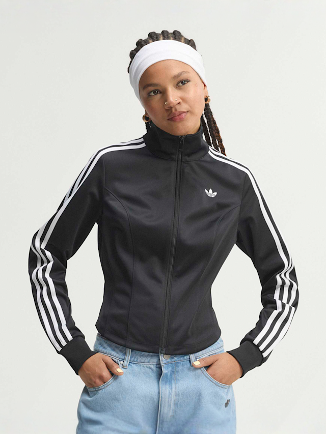 adidas Originals, Firebird Corset Track Top, black, Image 1 of 3