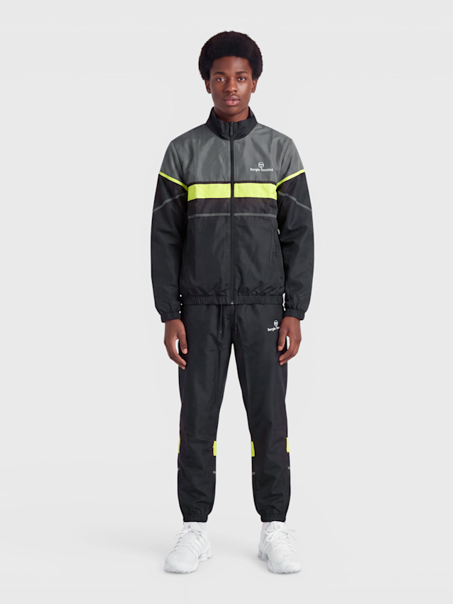 Sergio Tacchini, Scorpione Tracksuit, black, Image 1 of 7