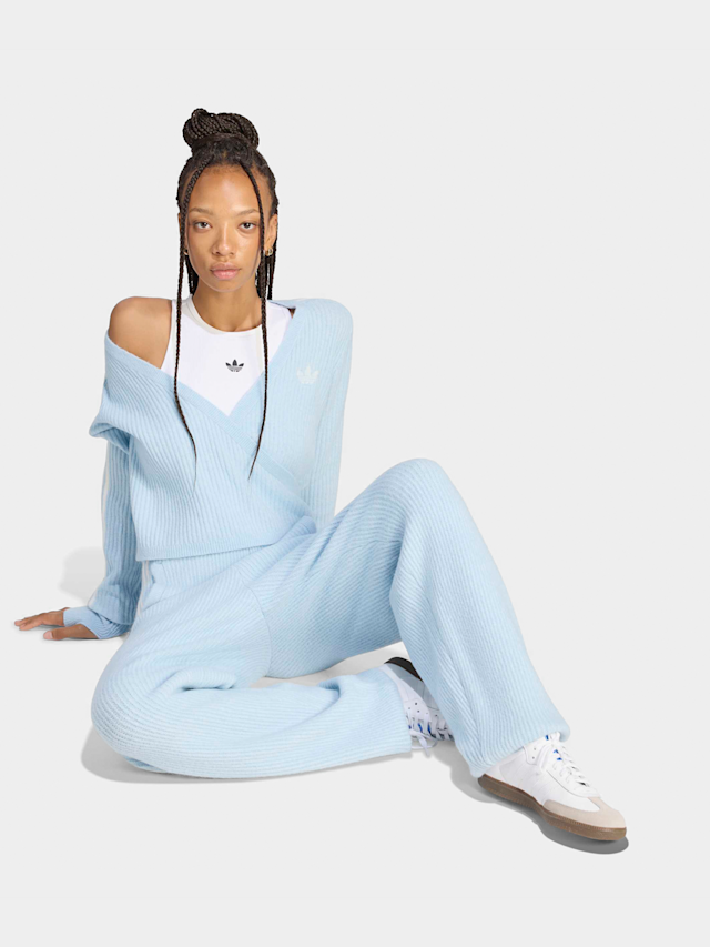 adidas Originals, Knit Pants Wonderblue, blue, Image 5 of 5