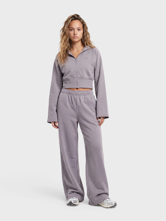 New Balance, Brushed Coastal Fleece Pant, grey, Image 4 of 4