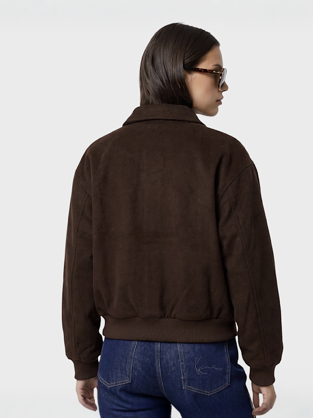 New Balance, Trackside Fleece Full Zip cherry leather (ylr), black, Image 2 of 4