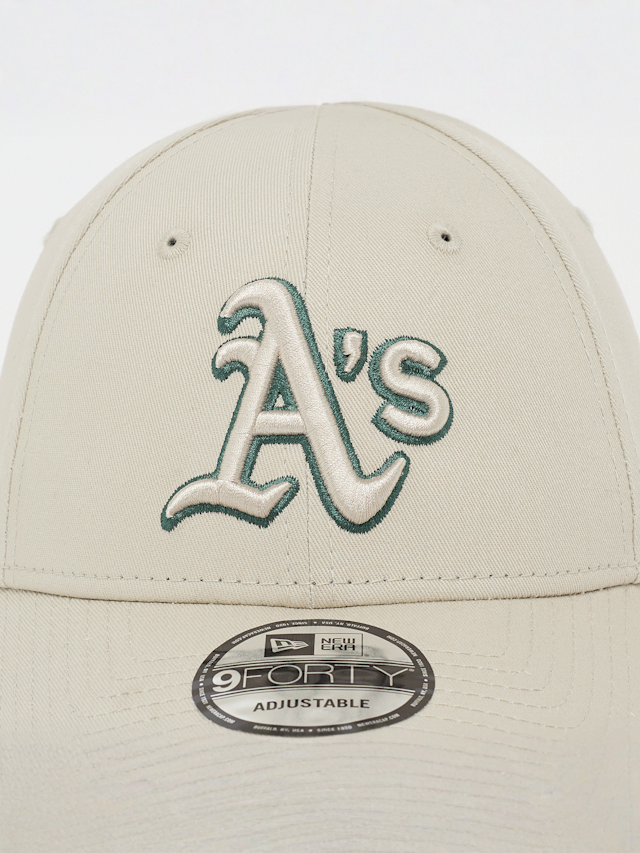 New Era, 9FORTY Team Outline Oakland Athletics, beige, Image 4 of 4
