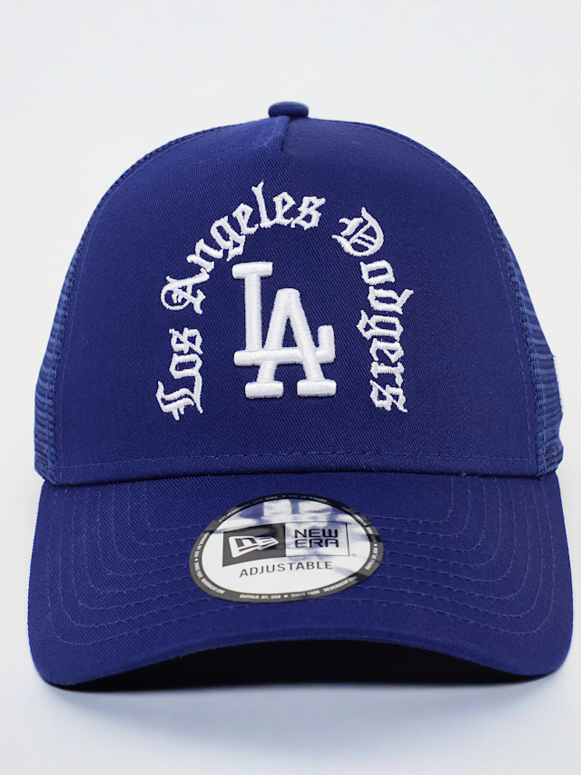 New Era, 9FORTY Wordmark Trucker Los Angeles Dodgers, blue, Image 4 of 4