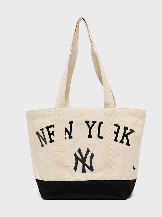 New Era, MLB TOTE BAG NEW YORK YANKEES IVOBLK, black, Image 1 of 5