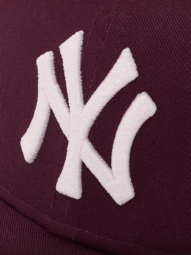 New Era, Female Metallic Logo 9Forty New York Yankees, red, Image 5 of 5