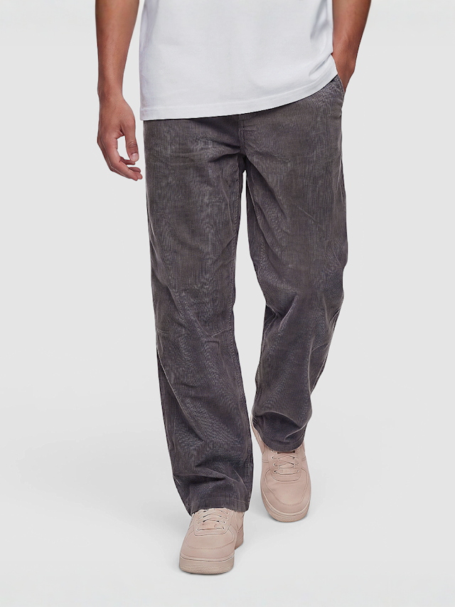 Karl Kani, OG Corduroy Relaxed Baggy Pants, grey, Image 1 of 3
