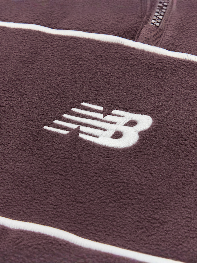 New Balance, Trackside Polar Fleece Hoodie, Red, Image 4 of 5