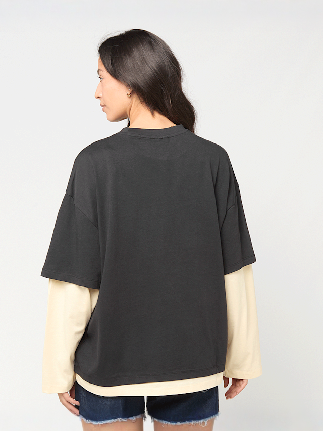 Karl Kani, College Oversized Layered Longsleeve, black, Image 2 of 4