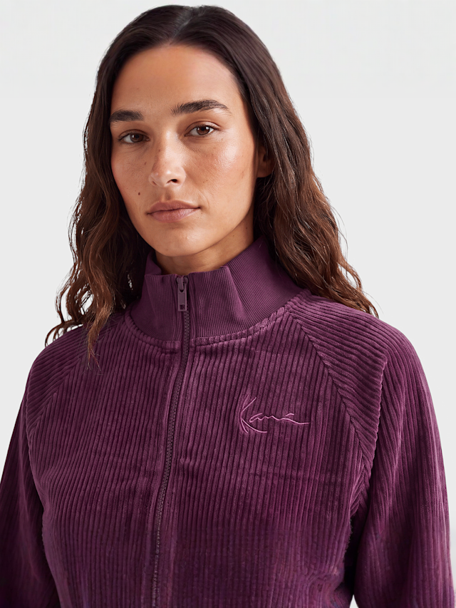 Karl Kani, Signature Corduroy Trackjacket violet, purple, Image 3 of 4