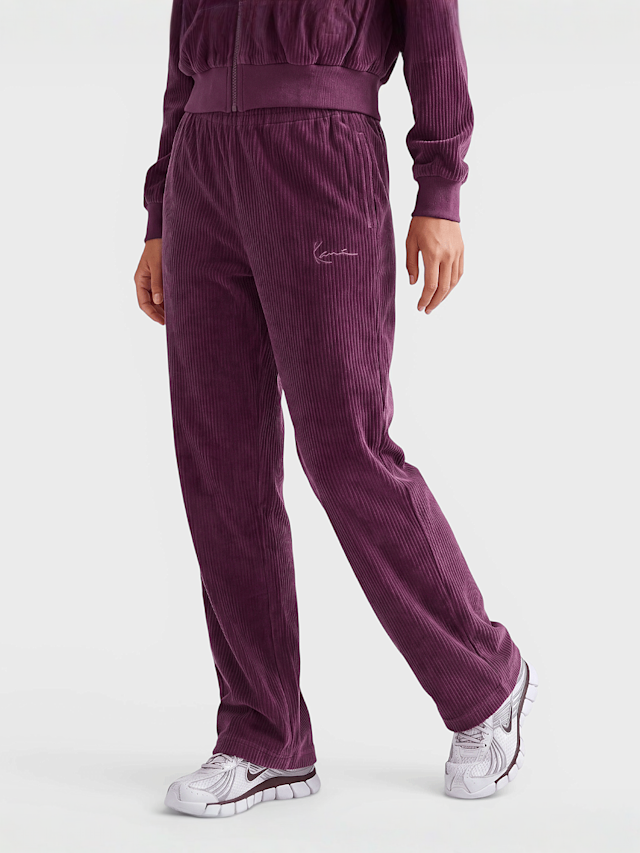 Karl Kani, Signature Corduroy Trackpants, purple, Image 1 of 4