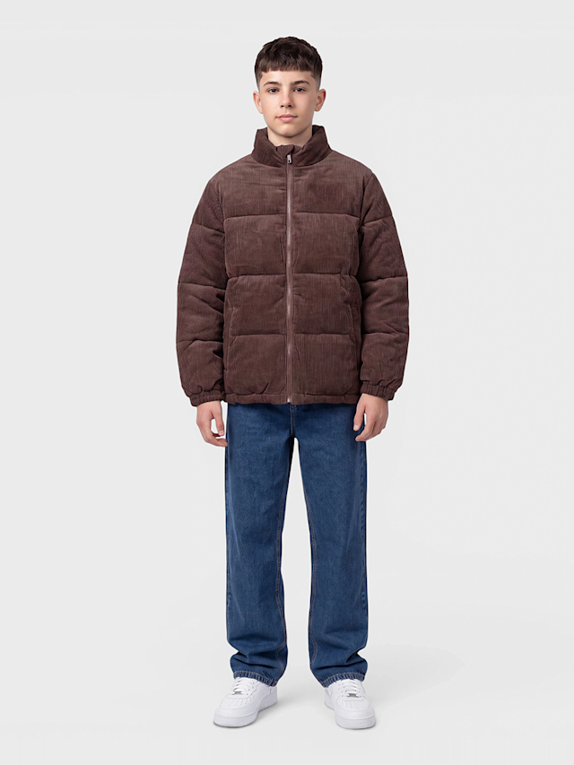 Karl Kani, Signature Corduroy Puffer Jacket, brown, Image 4 of 4