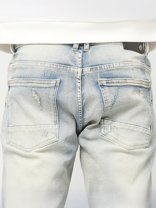 Smoke Rise, Crystal Effect Washed Jeans Zenium, blue, Image 4 of 5