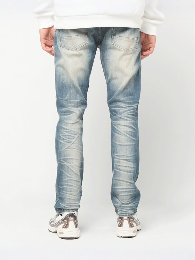 Smoke Rise, Haze Effect Washed Jeans, blue, Image 2 of 5