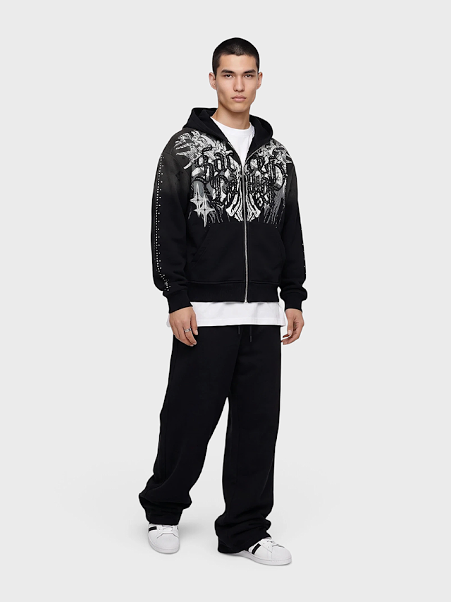 Smoke Rise, Sacred Dawn Hoodie, black, Image 4 of 4
