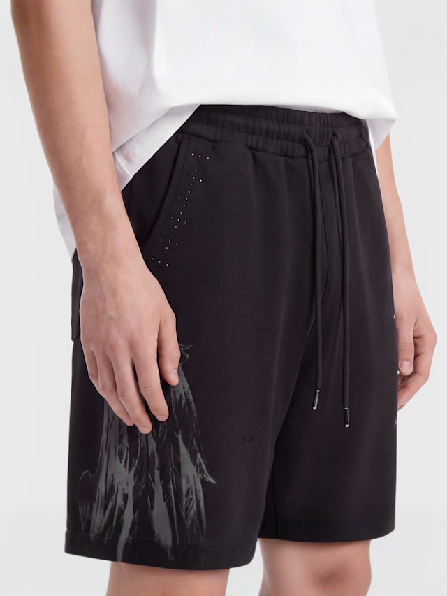 Smoke Rise, Sacred Dawn Fleece Pant, black, Image 3 of 4