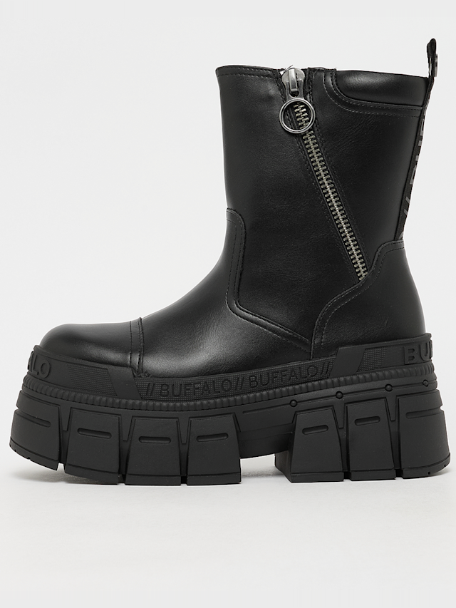 Buffalo, Goshper Zip Mid Vegan Nappa, black, Image 1 of 7