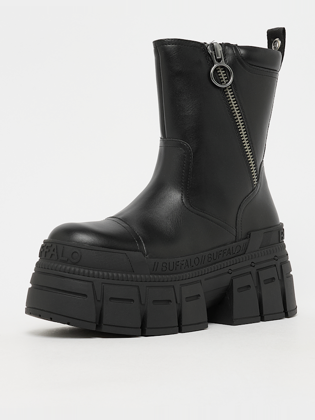 Buffalo, Goshper Zip Mid Vegan Nappa, black, Image 2 of 7