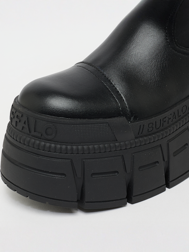 Buffalo, Goshper Zip Mid Vegan Nappa black, black, Image 6 of 7