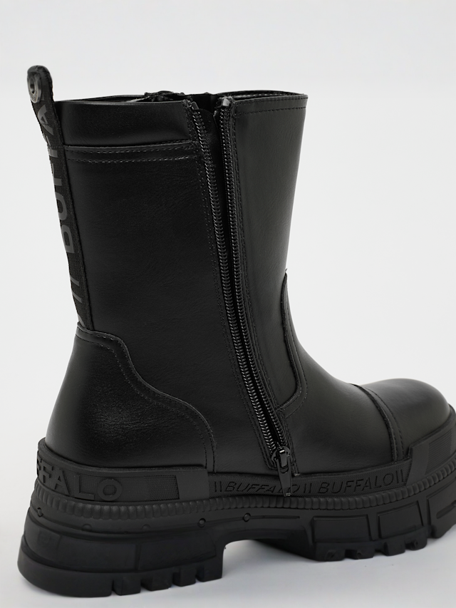 Buffalo, Goshper Zip Mid Vegan Nappa, black, Image 7 of 7