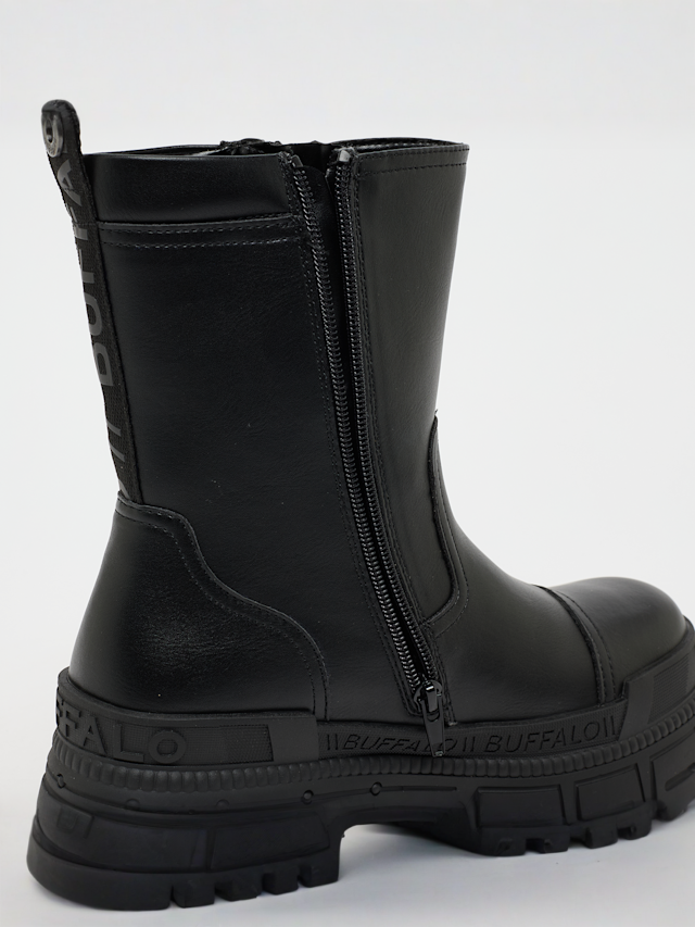 Buffalo, Goshper Zip Mid Vegan Nappa black, black, Image 7 of 7