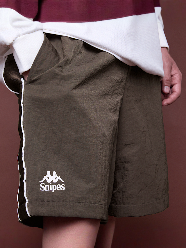 KAPPA x SNIPES, KAPPA x SNIPES Shorts, brown, Image 3 of 6