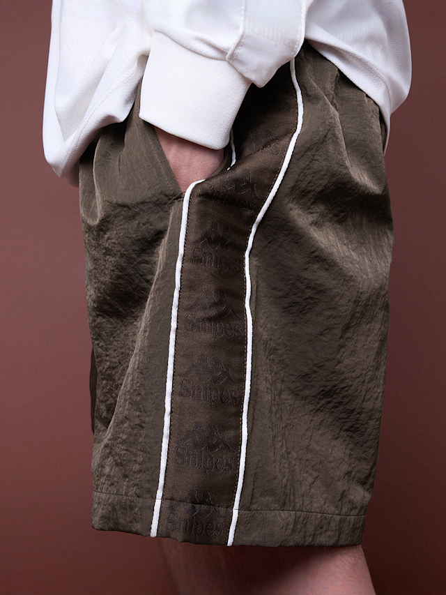 KAPPA x SNIPES, KAPPA x SNIPES Shorts, brown, Image 4 of 6