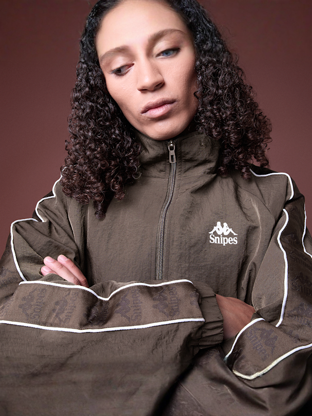 KAPPA x SNIPES, KAPPA x SNIPES Track Jacket, brown, Image 3 of 6