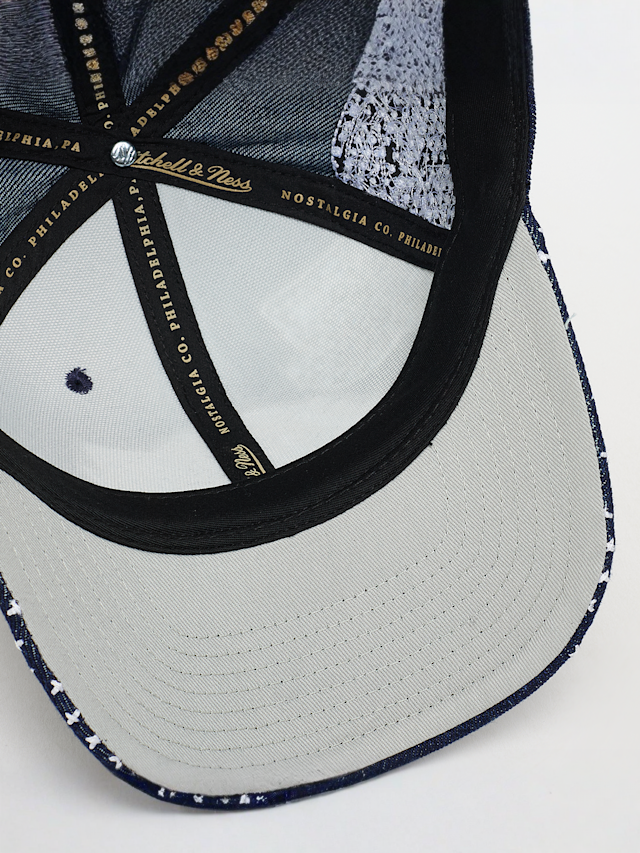 Mitchell & Ness, Run Stitch Pro Snapback Chicago Bulls, blue, Image 3 of 4