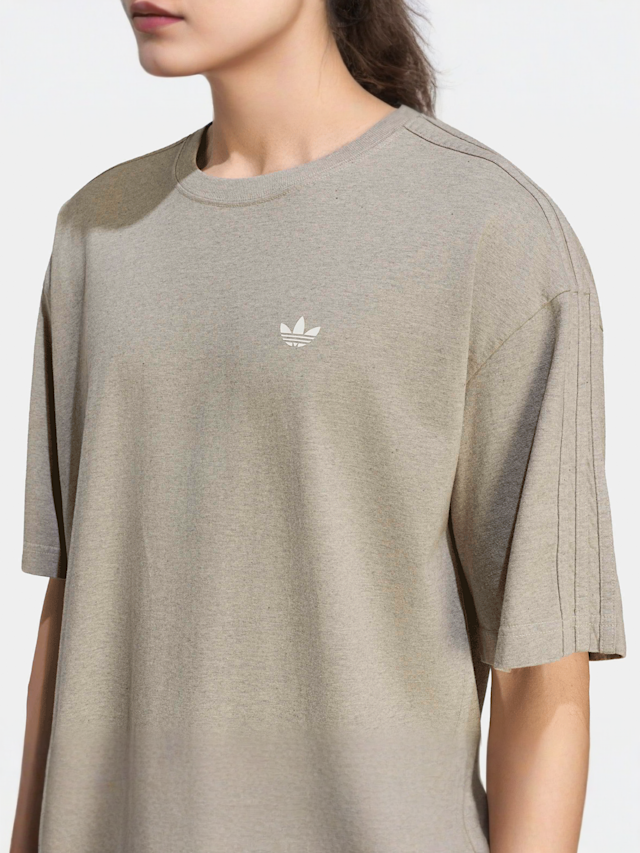 adidas Originals, Washed Oversize Tee, brown, Image 3 of 5