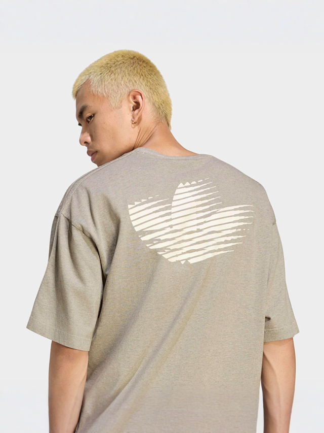 adidas Originals, Washed Oversize Tee, brown, Image 4 of 5