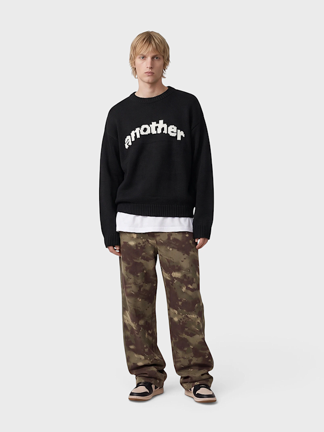 Another Cotton Lab, Another Signature Knit Sweater, black, Image 4 of 4