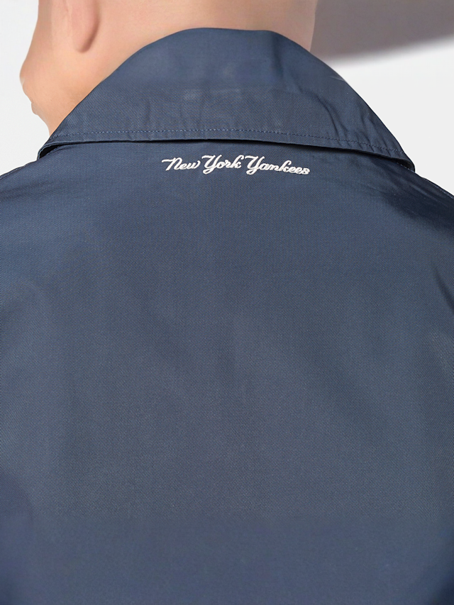 New Era, MLB Collared Jacket, blue, Image 4 of 7