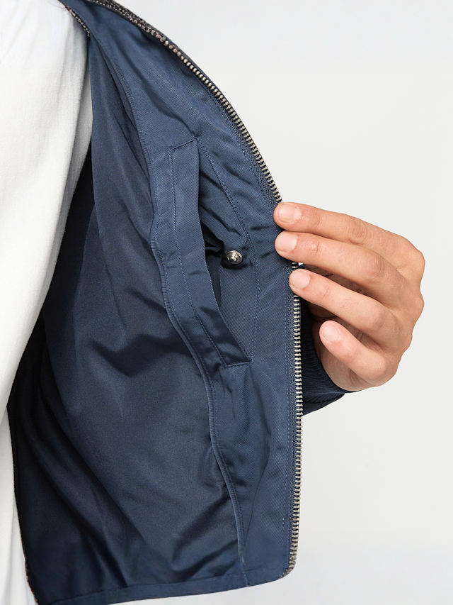 New Era, MLB Collared Jacket, blue, Image 6 of 7