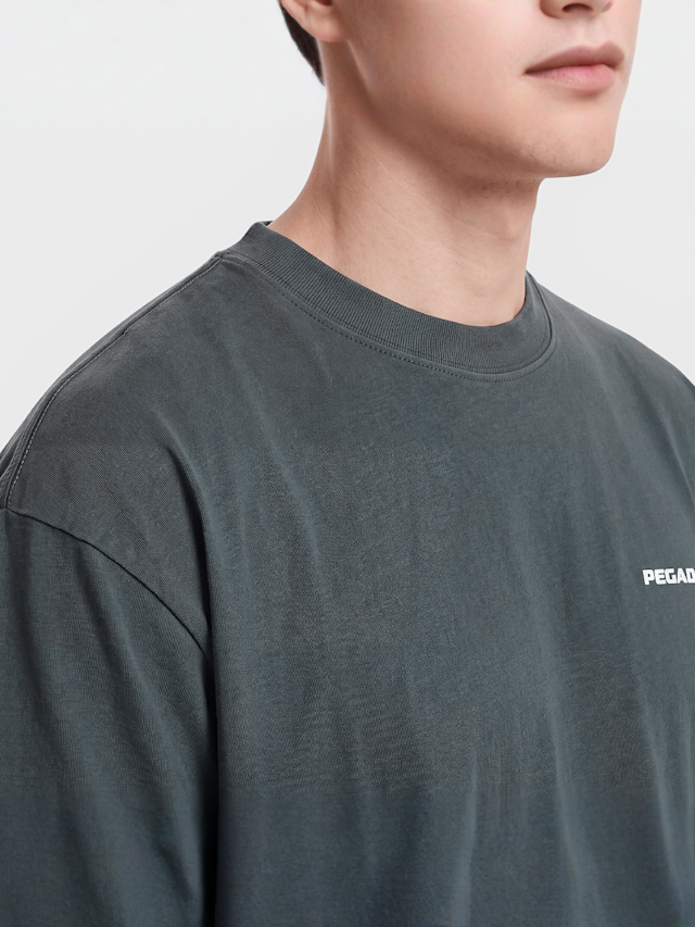 Pegador, Logo Oversized Tee, green, Image 3 of 4