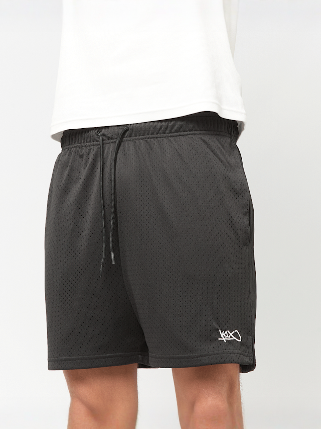 K1X, Tag Logo Mesh Shorts, black, Image 3 of 5