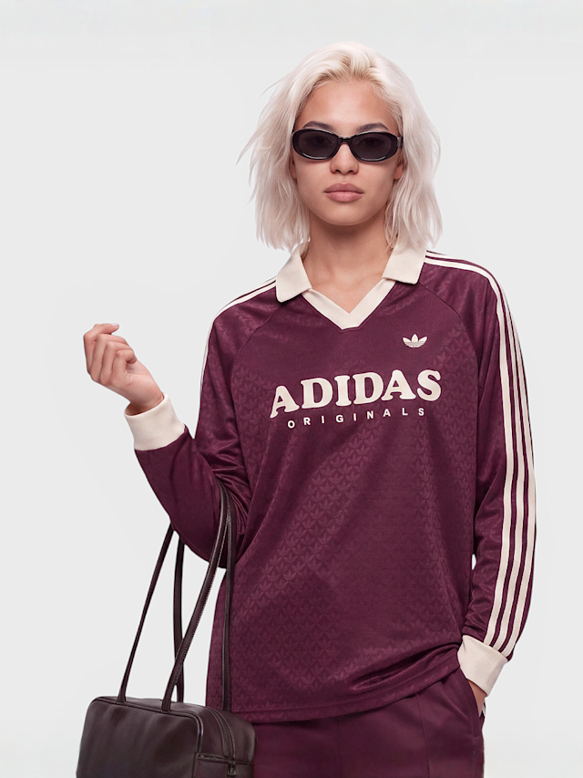 adidas Originals, TEE-SHIRT graphite sombre/black, purple, Image 1 of 4