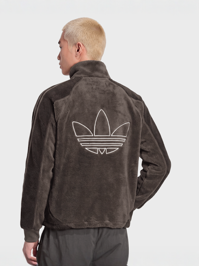 adidas Originals, Winter Fleece Jacket, brown, Image 2 of 4