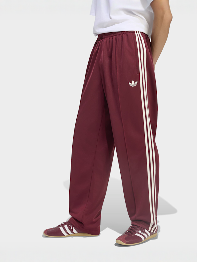 adidas Originals, Firebird Adicolor Baggy Fit Trackpants, red, Image 1 of 5