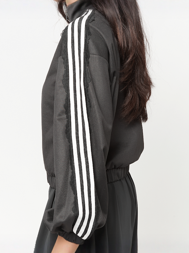 adidas Originals, Lace Oversized Tracktop, black, Image 4 of 6