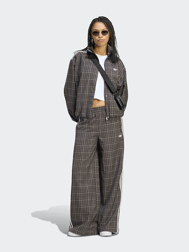 adidas Originals, Blousy Check Track Top, brown, Image 4 of 4
