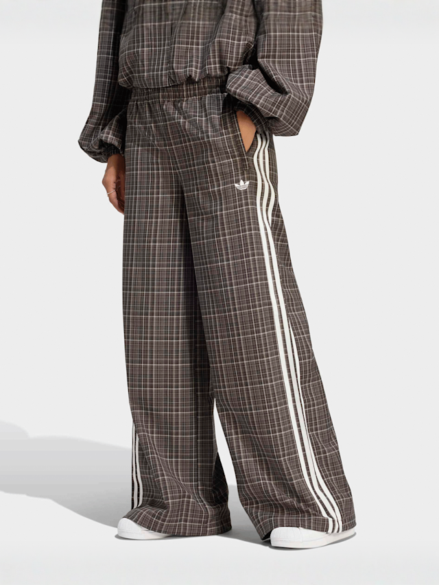 adidas Originals, Loose Check Trackpant, brown, Image 1 of 5