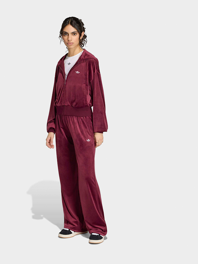 adidas Originals, Essentials Velvet Track Top, red, Image 5 of 5