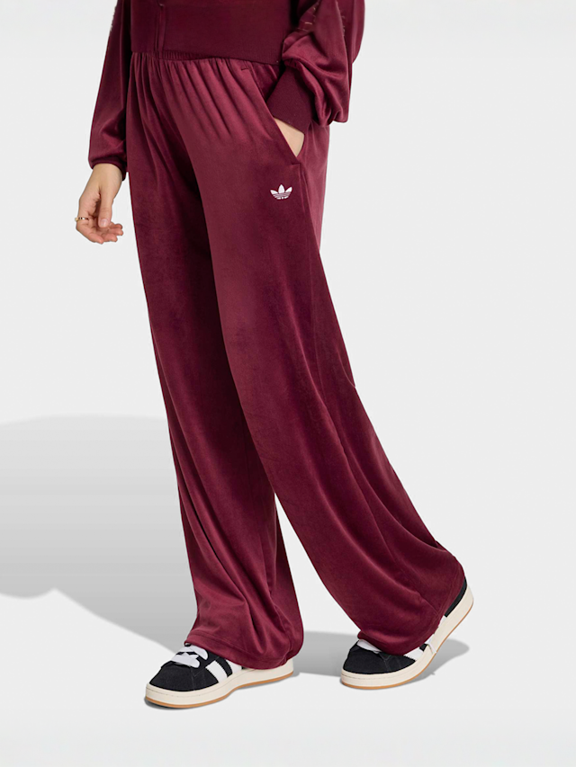adidas Originals, Essentials Velvet Pant, Red, Image 1 of 5