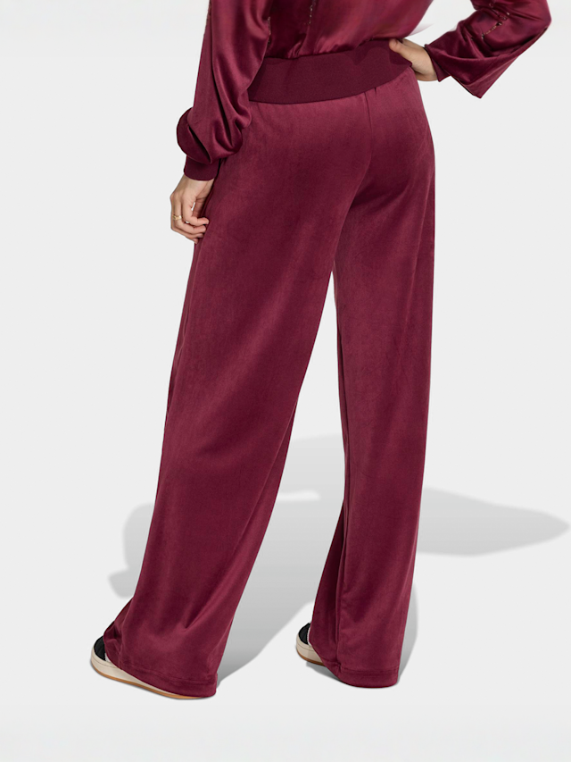 adidas Originals, Essentials Velvet Pant, Red, Image 2 of 5