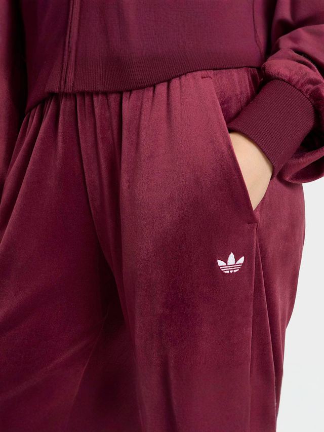 adidas Originals, Essentials Velvet Pant, Red, Image 3 of 5