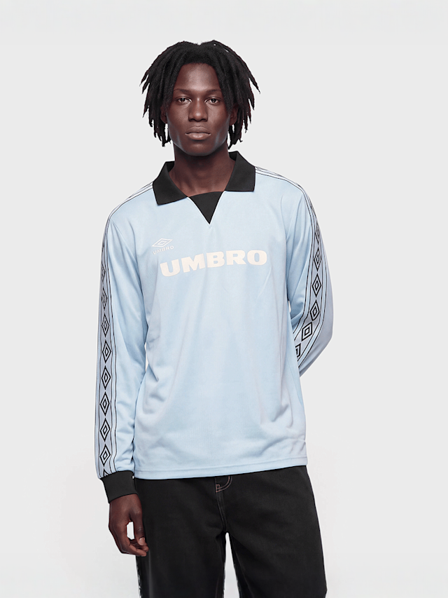 Umbro, Taped Longsleeve Jersey, blue, Image 1 of 4