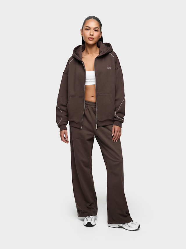 OACE, Lined Zip Jacket, brown, Image 6 of 6
