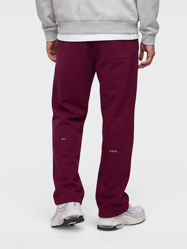 Nike, NRG Nocta CS Open Hem Fleece Pant, Red, Image 2 of 4